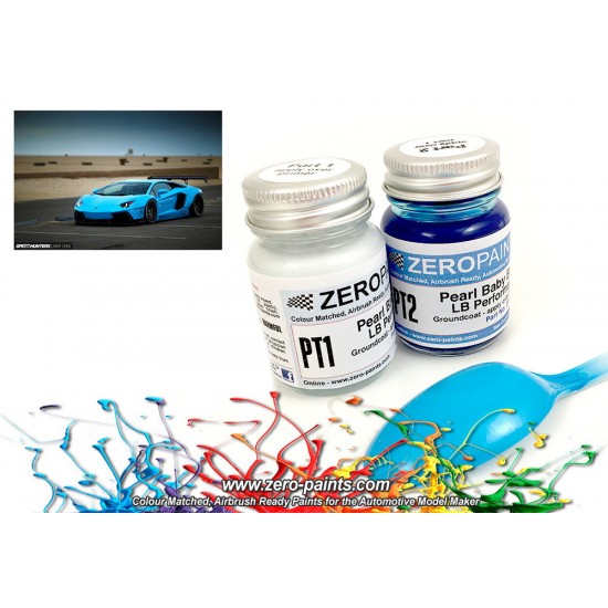 LB Performance Pearl Baby Blue Paint Set 2x30ml