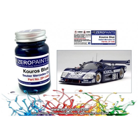 "Kouros" Sauber C9 Blue Paint for Revell kits 60ml