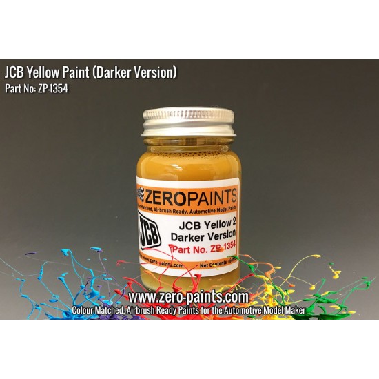 JCB Yellow (Darker) Paint 60ml