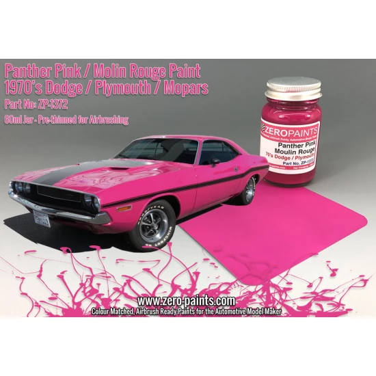Panther Pink /Moulin Rouge Paint - 70's Dodge, Plymouth, Mopar 60ml