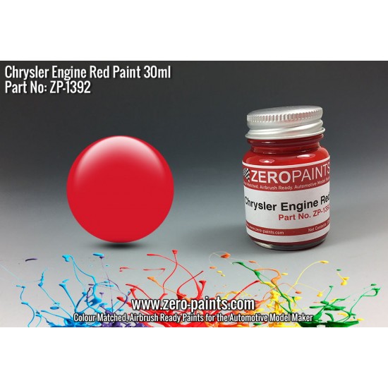 Chrysler USA Red Engine Paint 30ml