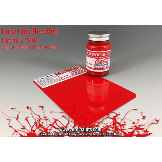 Coca Cola New Red (2000 onwards) Paint 60ml