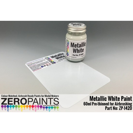 Metallic White Paint 60ml