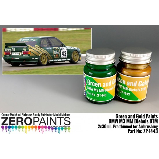 BMW M3 MM-Diebels DTM - Green and Gold Paint Set 2x30ml