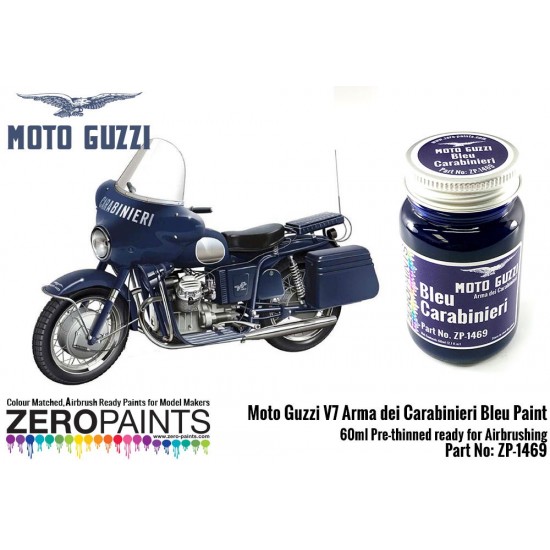 Moto Guzzi V7 Arma dei Carabinieri Bleu Paint 60ml