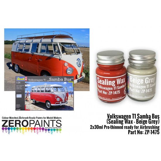 Volkswagen T1 Samba Bus (Sealing Wax - Beige Grey) 2x30ml