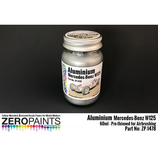 Aluminium Mercedes-Benz W125 Paint 60ml