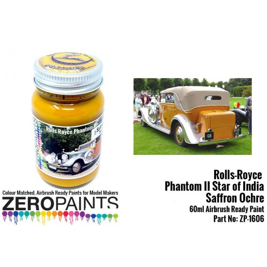 Rolls Royce Phantom II "Star of India" Saffron Ochre Paint (60ml)