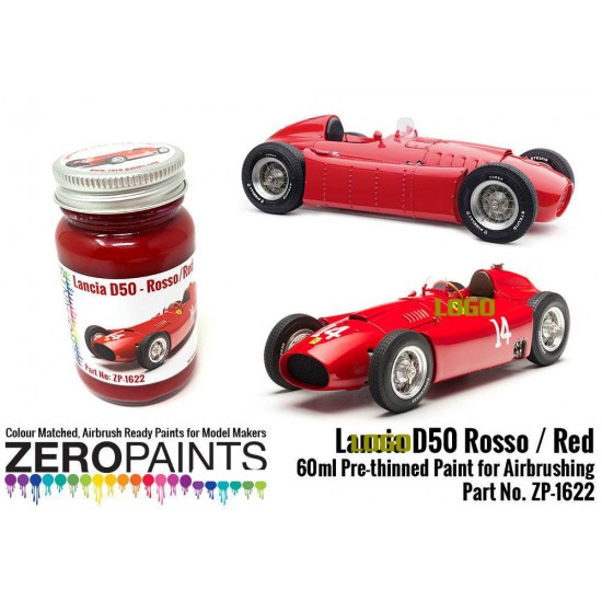 Lancia D50 Rosso/Red Paint 60ml