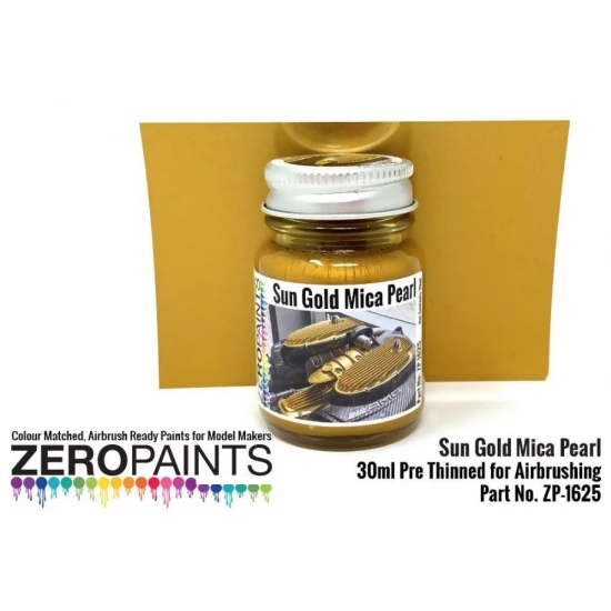 Sun Gold Mica Pearl Paint (30ml)