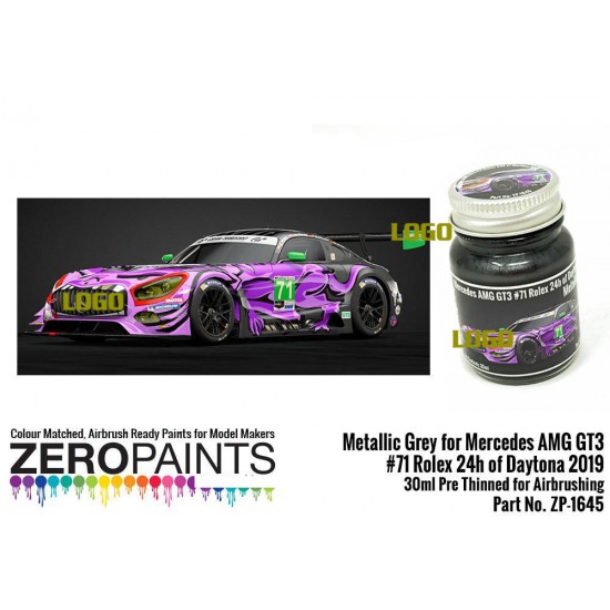 Mercedes AMG GT3 #71 Rolex 24h of Daytona 2019 Metallic Grey 30ml
