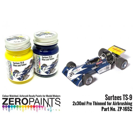 Surtees TS-9 Blue/Yellow Paint Set (2x 30ml)