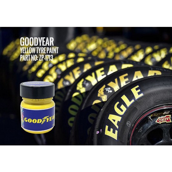 Goodyear Yellow Tyre Paint 30ml