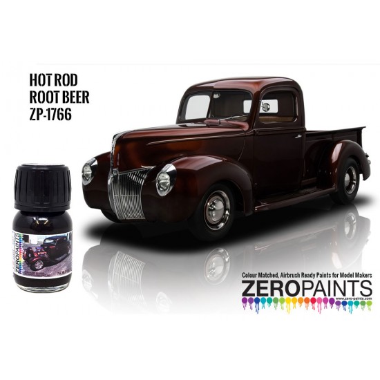 Hot Rod Root Beer Brown Metallic Paint (30ml)