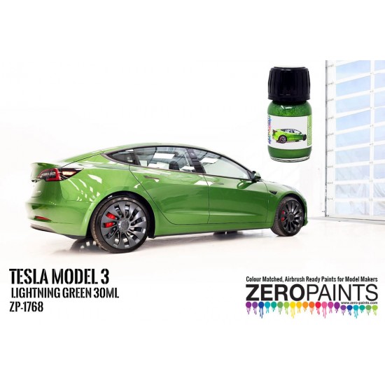 Tesla Paint - Model 3 Lightning Green (30ml)