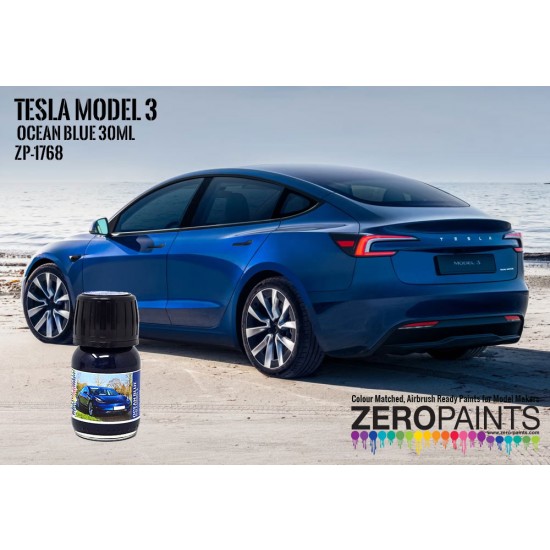 Tesla Paint - Model 3 Ocean Blue (30ml)