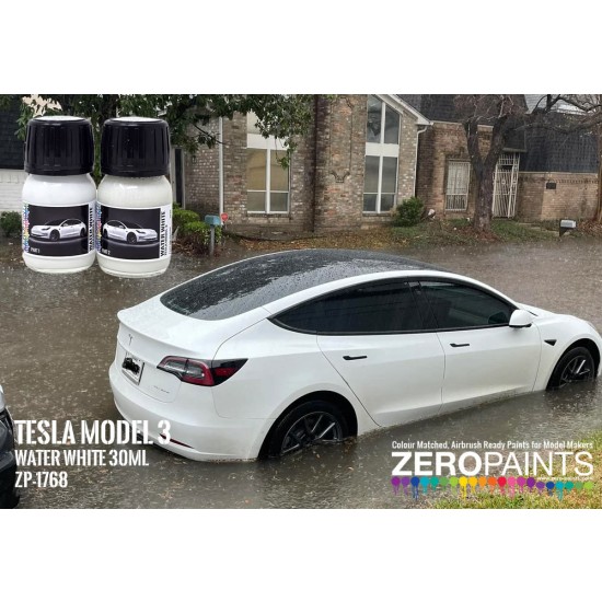 Tesla Paint - Model 3 Water White (2x 30ml)
