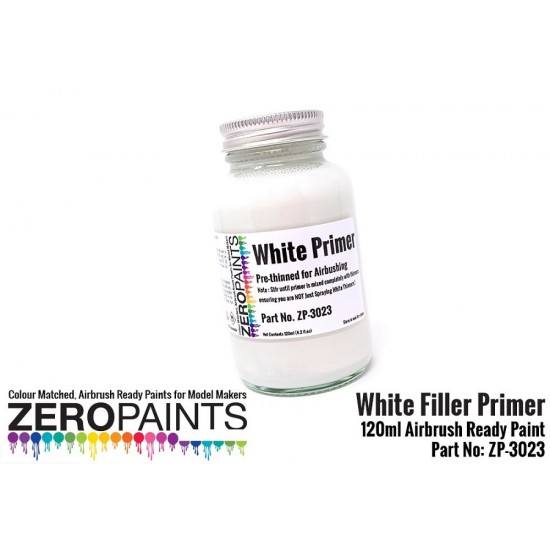 White Airbrushing Primer/Micro Filler 100ml