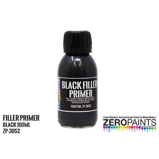 Black Primer/Micro Filler 100ml Airbrushing