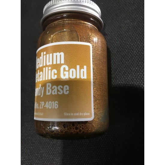 Medium Metallic GOLD Groundcoat for Candy Paints 60ml