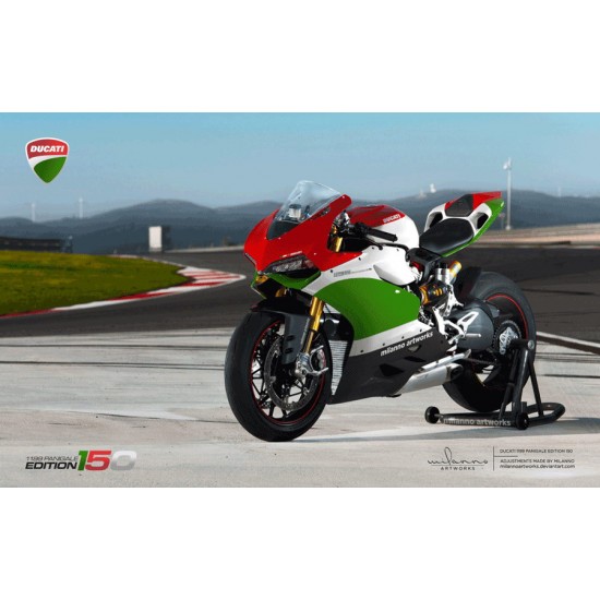 Tricolore Italian Flag Paint Set - Green, White, Red 3x30ml