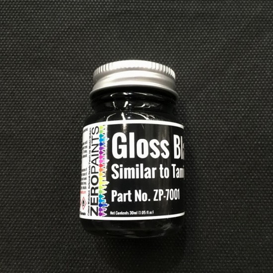 Black Paint (Similar to Tamiya X1) 30ml