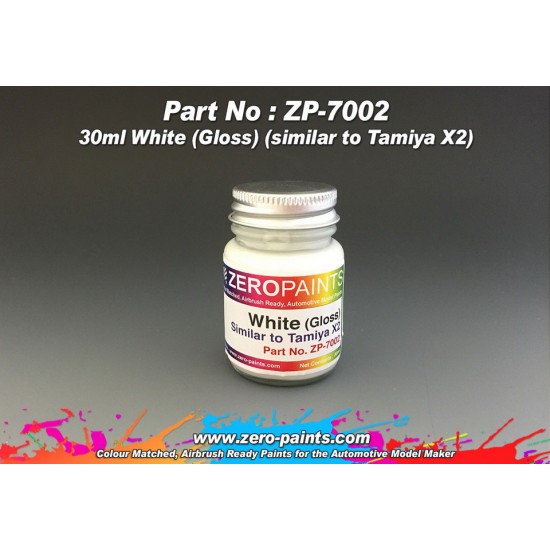 White Paint (Similar to Tamiya X2) 30ml