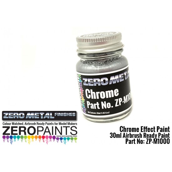 Zero Metal Finish - Chrome Paint (30ml)