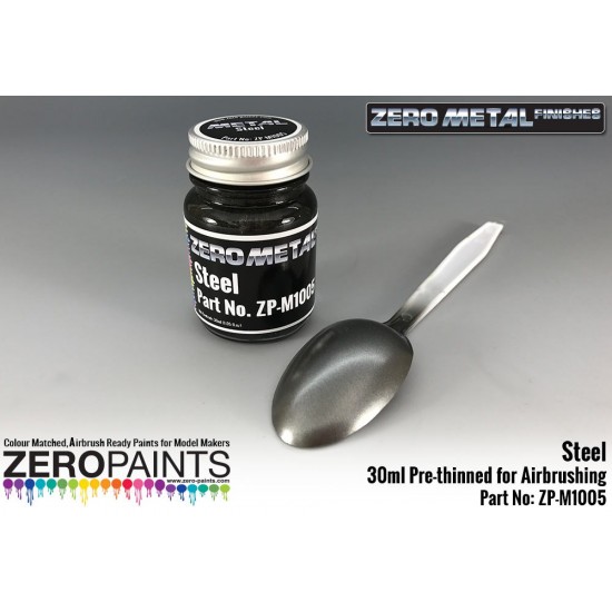 Steel Paint - 30ml - Zero Metal Finishes