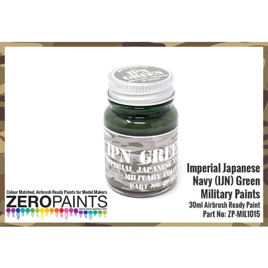 Zero Military Colour Paint - Imperial Japanese Army (IJA) Green (30ml)