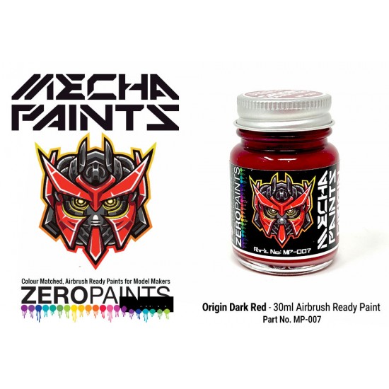 Mecha Paint - Origin Dark Red (30ml, pre-thinned ready for Airbrushing)