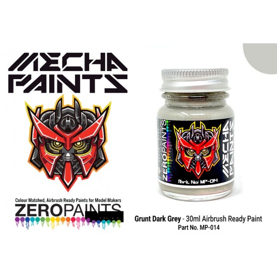 Mecha Paint - Grunt Dark Grey (30ml, pre-thinned ready for Airbrushing)