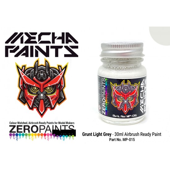 Mecha Paint - Grunt Light Grey (30ml, pre-thinned ready for Airbrushing)