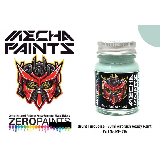 Mecha Paint - Grunt Turquoise (30ml, pre-thinned ready for Airbrushing)