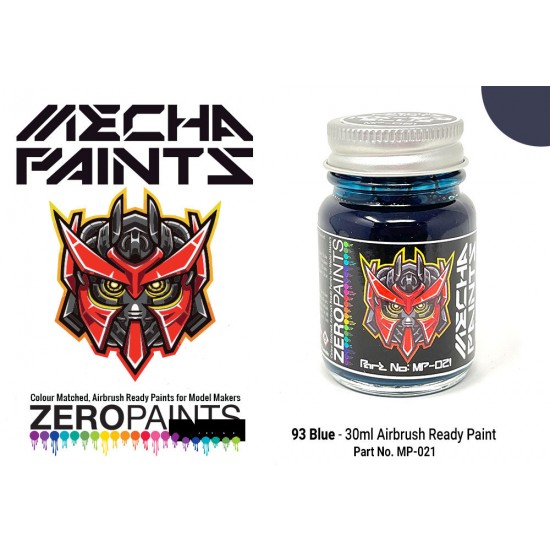 Mecha Paint - 93 Blue (30ml, pre-thinned ready for Airbrushing)