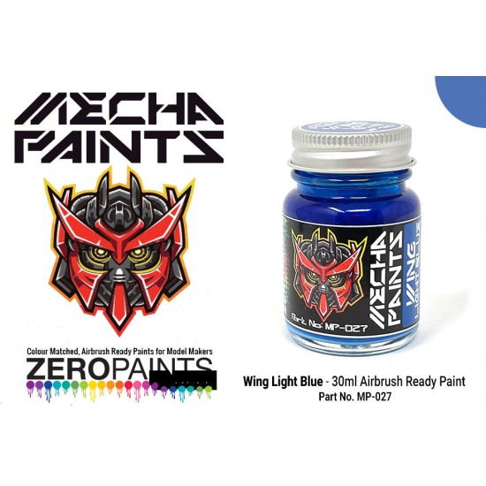 Mecha Paint - Wing Light Blue (30ml, pre-thinned ready for Airbrushing)