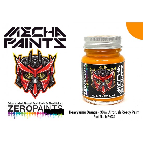 Mecha Paint - Heavyarms Orange (30ml, pre-thinned ready for Airbrushing)