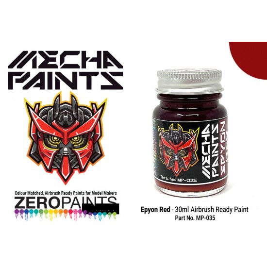 Mecha Paint - Epyon Red (30ml, pre-thinned ready for Airbrushing)