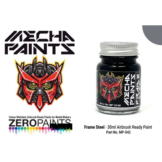 Mecha Paint - Frame Steel (30ml, pre-thinned ready for Airbrushing)