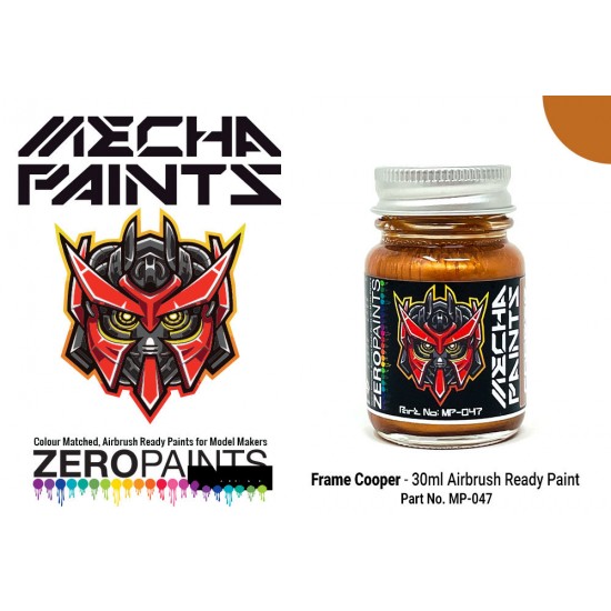 Mecha Paint - Frame Copper (30ml, pre-thinned ready for Airbrushing)