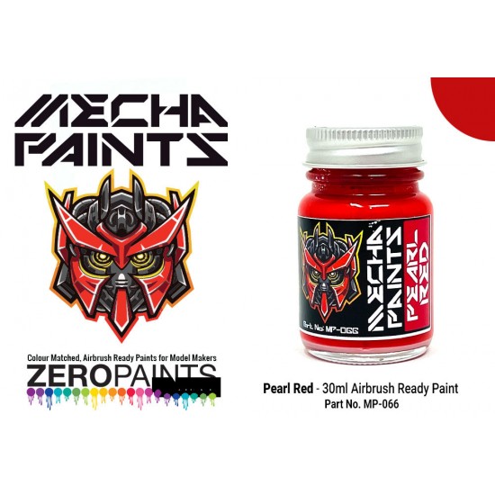 Mecha Paint - Pearl Red (30ml, pre-thinned ready for Airbrushing)