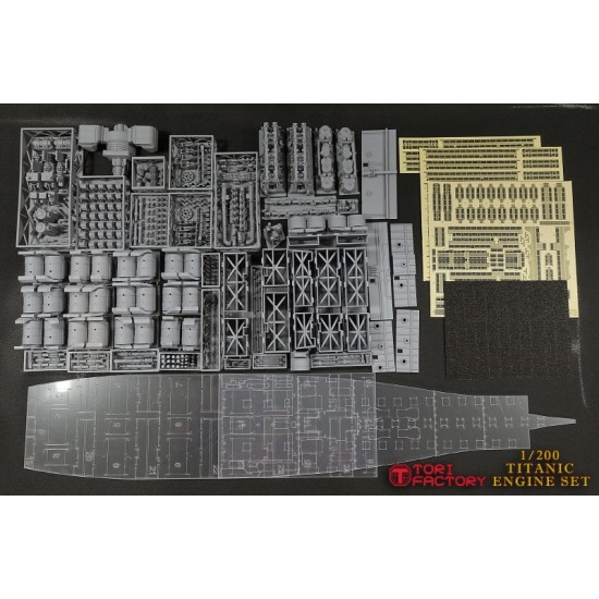 1/200 RMS Titanic Engine Set for Trumpeter kit
