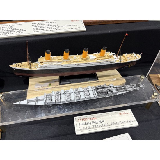 1/700 Titanic Engine Set for Academy kit