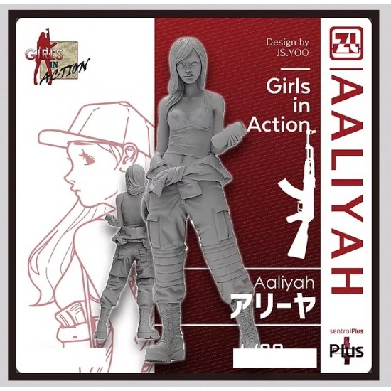 1/16 Girls in Action Series - Aaliyah (resin figure)