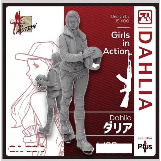 1/24 Girls in Action Series - Dahlia (resin figure)