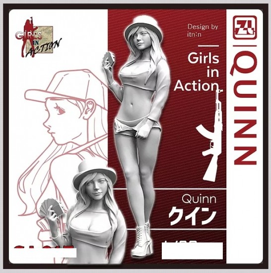 1/24 Girls in Action Series - Quinn (resin figure)