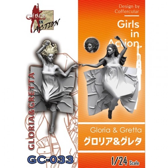 1/24 Girls in Action Series - Gloria & Gretta (2 figures)