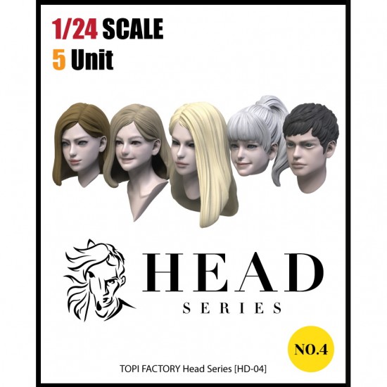 1/24 Head Series Vol.1 (5pcs)