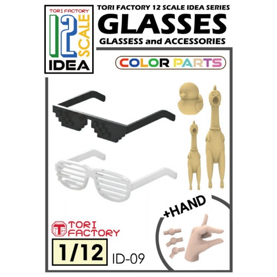 Suglasses and Accessories for 1/12 Figures