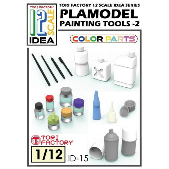 1/12 Figures Accessories - Modeling Painting Tools Vol.2